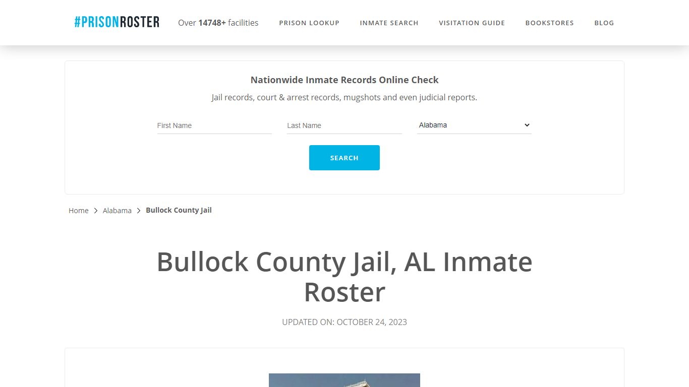 Bullock County Jail, AL Inmate Roster - Prisonroster